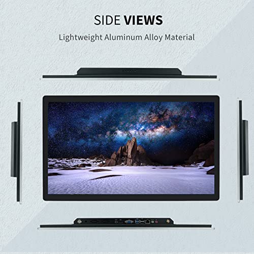 Image of 23.8 inch Touch Screen PC Monitor, Intel i3, 4GB RAM, 128G SSD, 16:9 FHD 1080P, Windows 10, Smart Board for Classroom, Meeting & Game, USB, VGA & HDMI Monitor