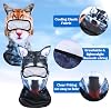 Pasamontañas 3D de gato para perro, balaclava de seda de hielo transpirable para ciclismo, protector facial para exteriores 8