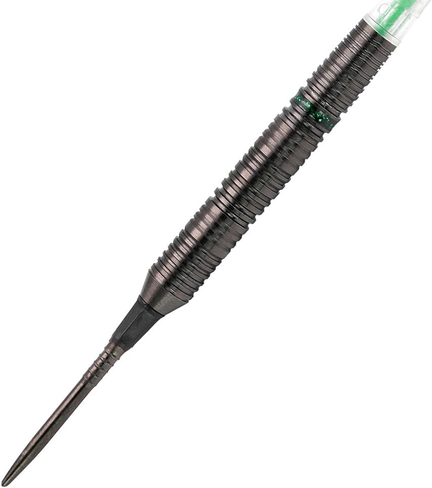 CUESOUL Engine V8 Steel Tip 90% Tungsten Dart Set with GEM Stone Finished and Unifying ROST T19 Carbon Flight 18/20/22g