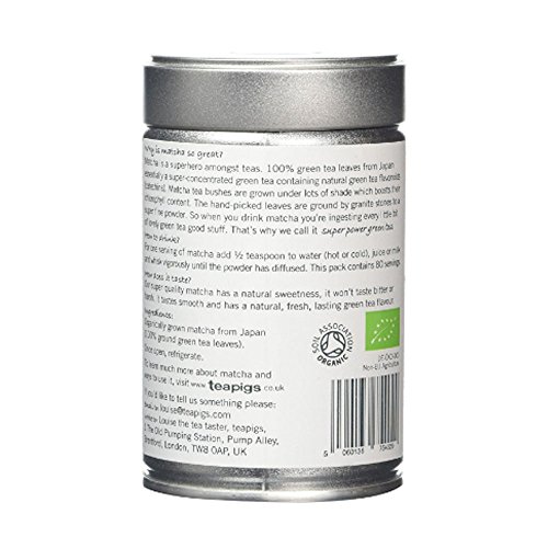 Té orgánico matcha en lata 80 gramos miniatura 5