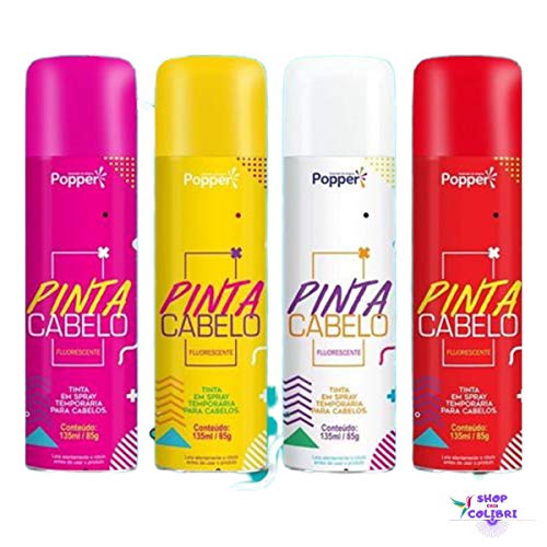 Tinta Temporária para Cabelo Rosa Neon - 135ml