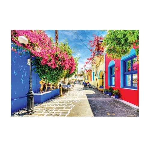 Image of 1000 Piece Jigsaw Puzzle | Kos Island Greece Challenging Scenic Puzzle | Brain Booster and Stress Relief Game, Gift for Puzzle Lovers | for Adults & Teens