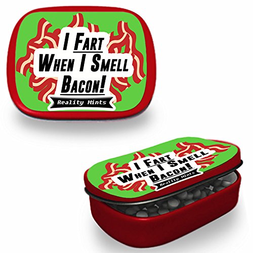 Miniatura 2 de I Fart When I Smell Bacon Mints Funny Gag for Children Ideas extrañas de elefante blanco, amantes del tocino, canela, aliento, mentas, rellenos de