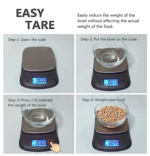 CAMRY Bilancia da Cucina Ultra Sottile Bilancia