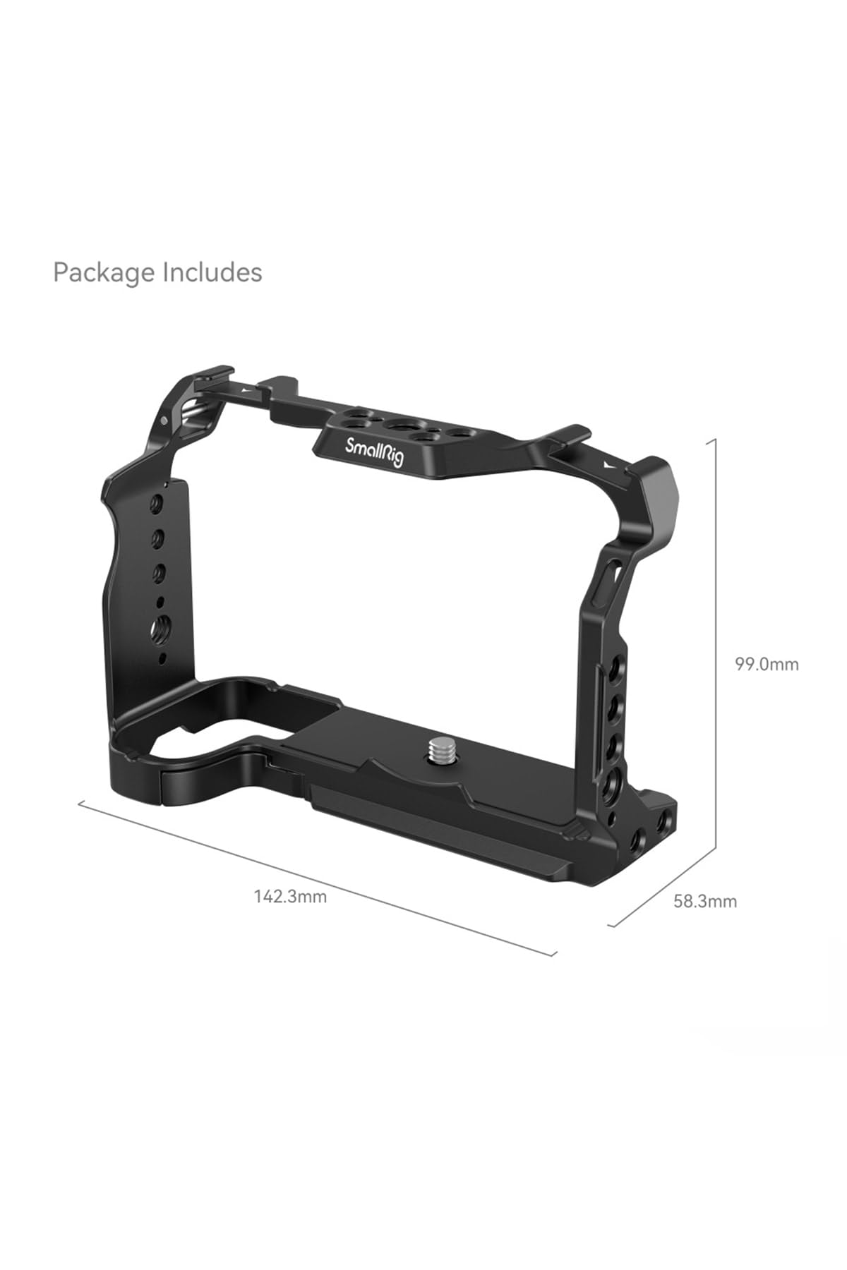 SMALLRIG X-S20 Cage Kamerakäfig für FUJIFILM X-S20 Camera, Vollkäfig aus Aluminiumlegierung, mit Schnellwechselplatte für Arca-Swiss, für Fotografie, Aufnahme, Videokünstler – 4230