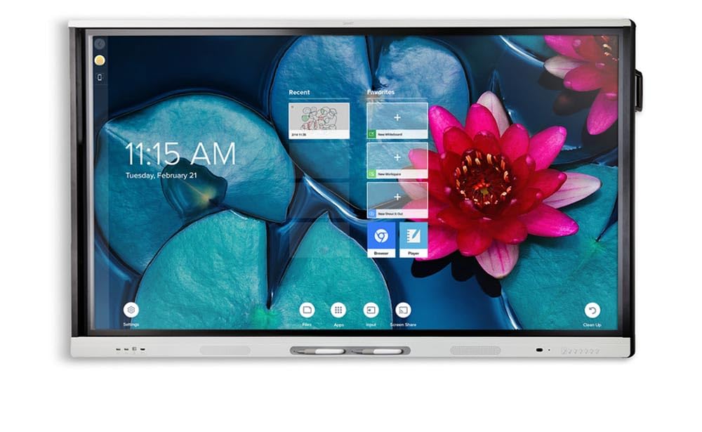 SMART, Multi-Touch Smart Board 65” Interactive Board Flat Panel for Classroom; Meeting and collaborative presentations.