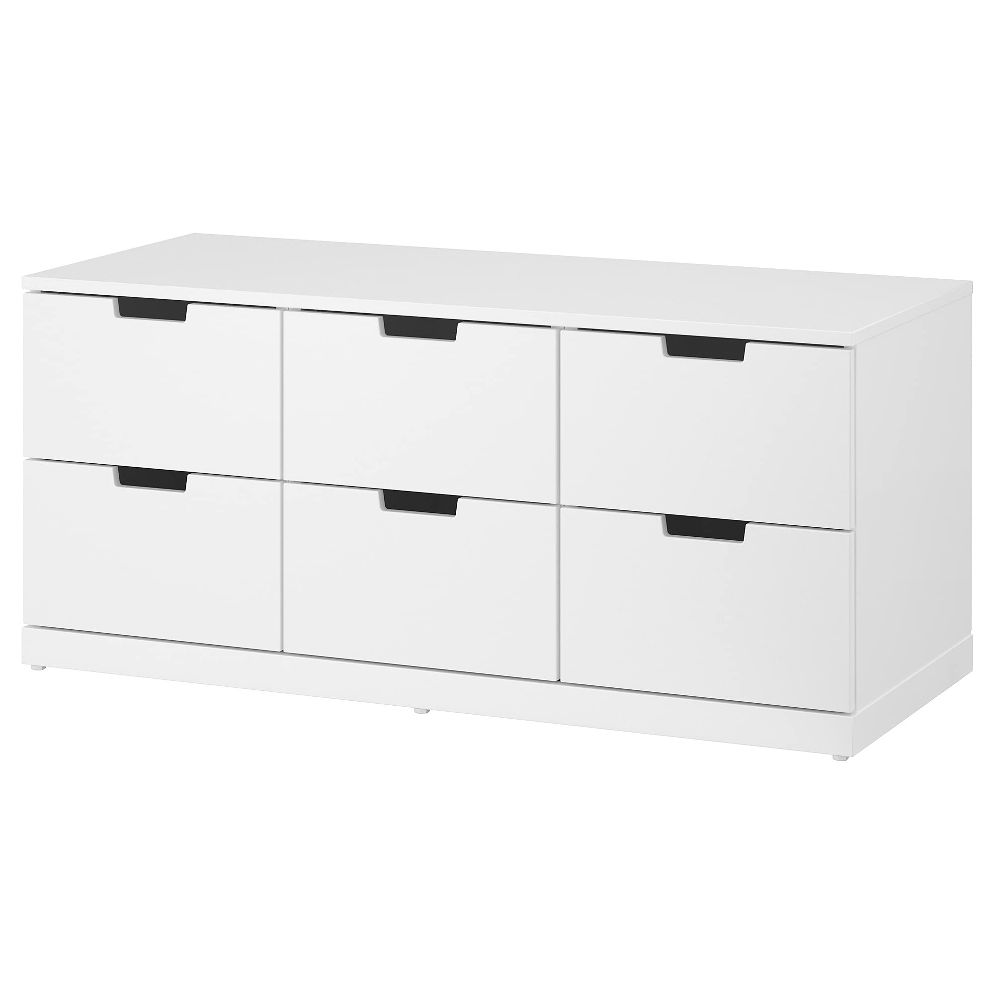 Ikea NORDLI Kommode mit 6 Schubladen, 120 x 54 cm, weiß Küche, Haushalt & Wohnen