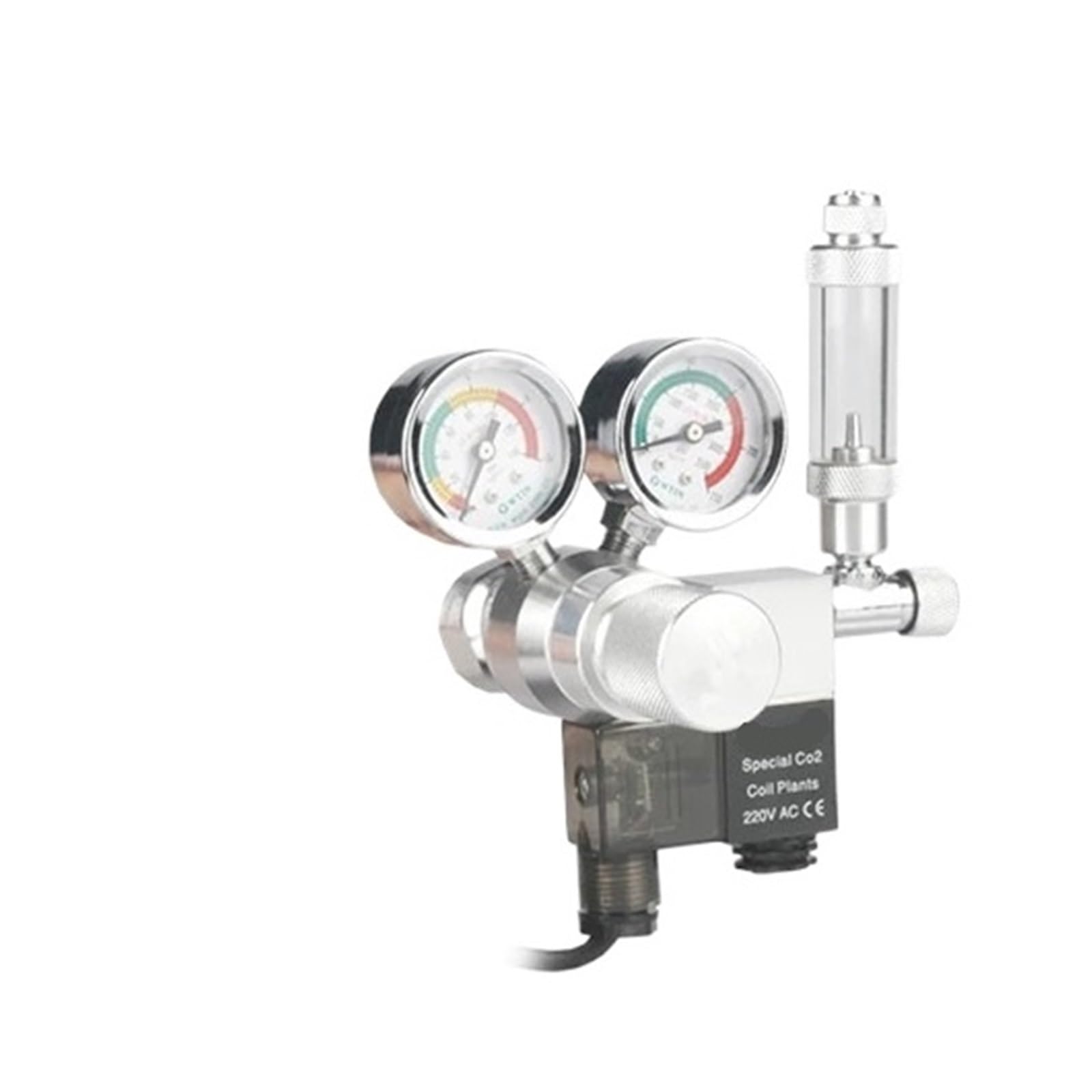 Regulador de CO2 for acuario con válvula de retención, contador de burbujas, válvula solenoide magnética, válvula reductora de presión de dióxido de carbono for acuario ( Color : W0120 220V 240V , Siz