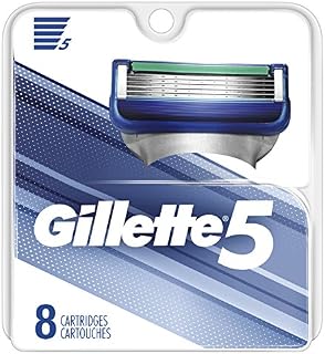 Gillette 5 Men's Razor Blade Refills, 8 Count
