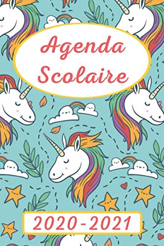 Télécharger Agenda scolaire 2020 - 2021: Agenda Thème Licorne 2020 - 2021 Primaire | Agenda semainier et journa Francais PDF