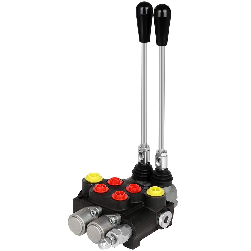 Buy GYZJ Hydraulic Flow Control Valve 2 Spool 13 GPM SAE Ports