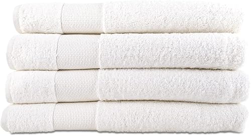 Miniatura 55 de Hencely Juego de 2 toallas de mano de lujo (16 x 28 pulgadas), algodón turco suave, absorbente, de secado rápido, para cara, cuerpo, cocina y baño