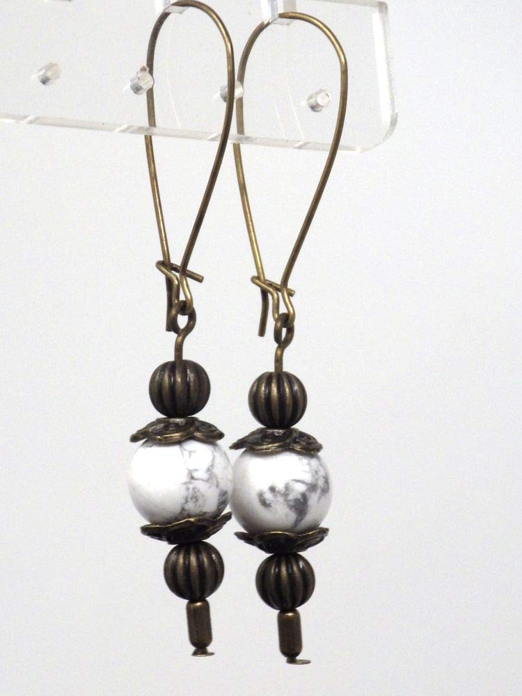 Boho Schmuckset für Damen in Bronze Antik Optik mit Halskette, Armband und passenden Ohrringen