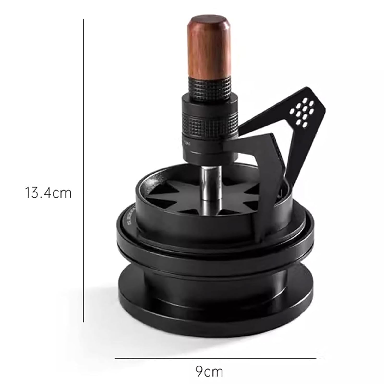 Narzędzie do dystrybucji espresso, dystrybutor igieł do kawy ze stali nierdzewnej, 58 mm, igła do espresso ze stojakiem, drobne 0,3 mm 9 igieł, regulacja wysokości, dla zwiększenia smaku, kawiarni