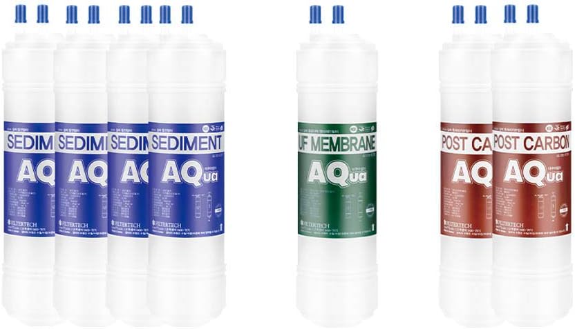 7EA - Juego de filtros de agua de repuesto para purificador de agua LG WD200DR/WCD74UH1R - 10 micras
