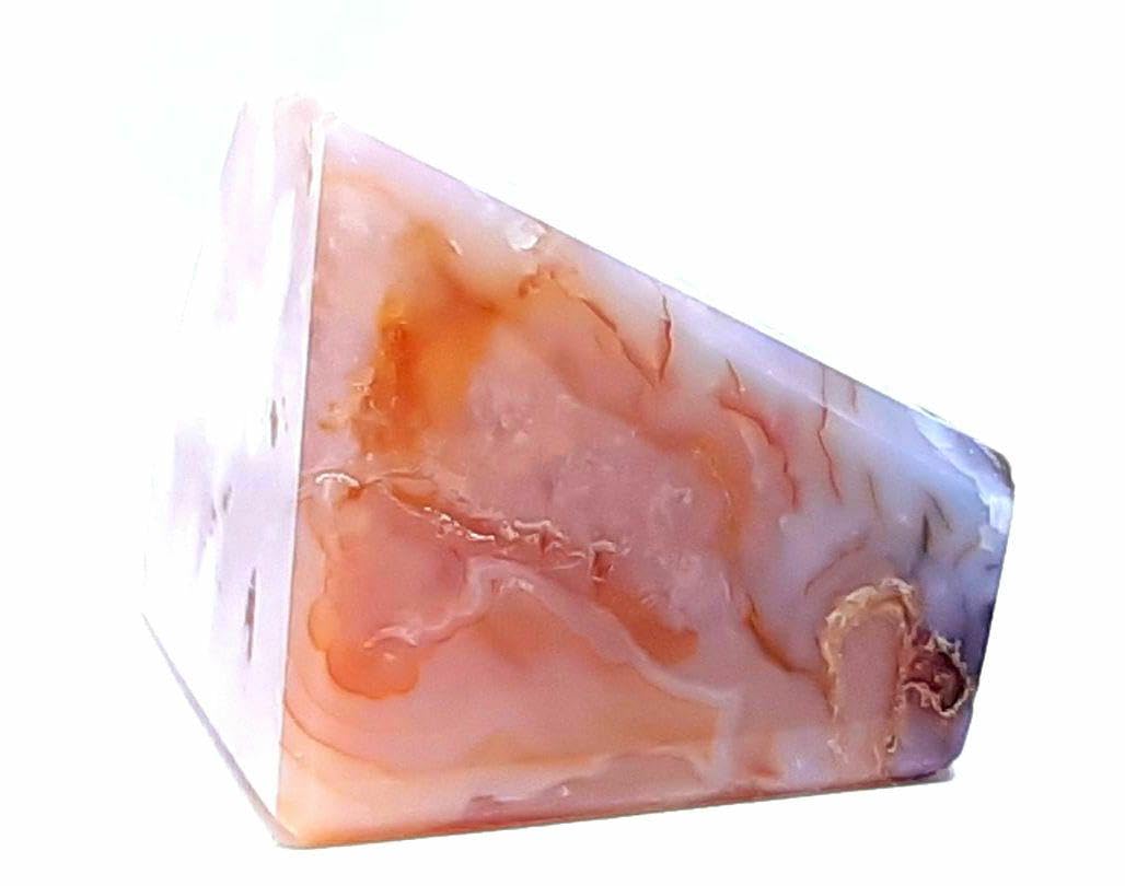 ピンク 桜めのう 共生 カーネリアン フリーフォーム 浄化 癒し