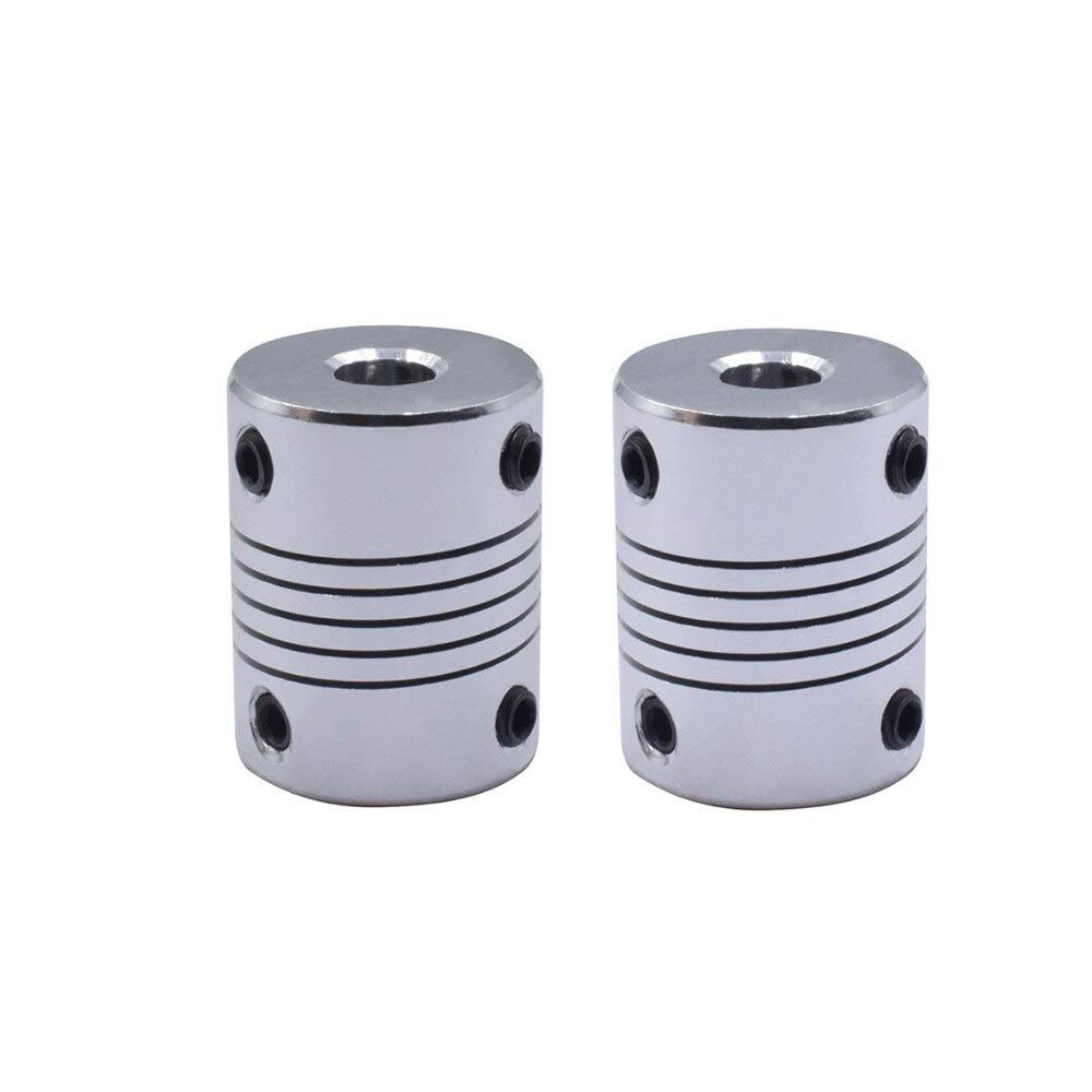 INVENTO 2pcs 5mm x 6mm Aluminum Flexible Coupling 5x6 for Nema 17 Z Axis 3D Printer CNC DIY (B08L9H89P3) Amazon Price History, Amazon Price Tracker