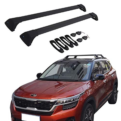 Buy Lockable Cross Bar fit for KIA Seltos 2020 2021 2022 Cargo Roof Racks Rooftop Accessories