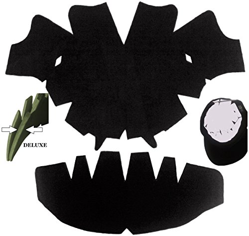Shapers Image CapForm Pro & Crown Shaper Combo: Dome Panel Shapers for Baseball Cap Care (1 Count,Black,Large)