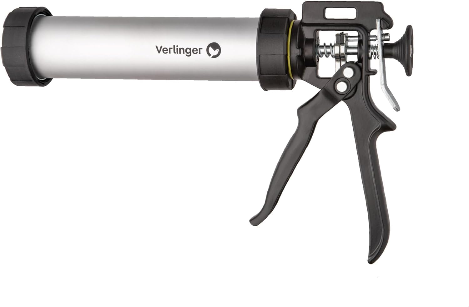 Profesjonalny pistolet na kartusz o pojemności 280/310/400 ml, 4500 N 26:1, trwały, ergonomiczny, precyzyjny do silikonu, akrylu, kleju, wytrzymała konstrukcja do prac budowlanych i