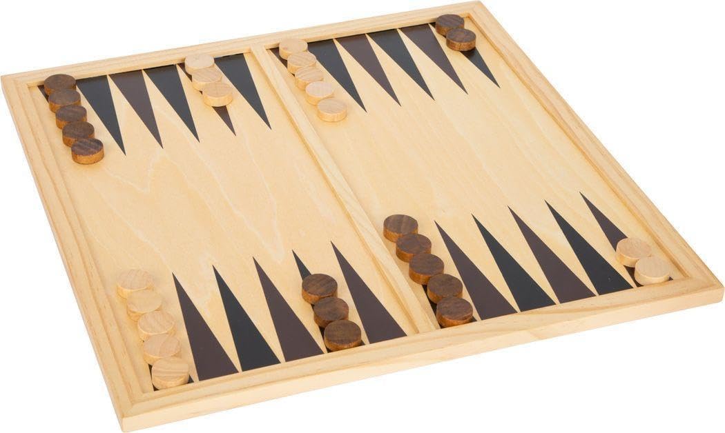 small foot 11753 Game Collection, with 20 Classic Board Games in Solid Wooden Box, Age 6 and Up
