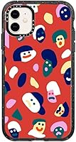 Vista 154 de Funda Impact de CASETiFY para iPhone 11 - Rosas Rojas (Transparente) - Negro Claro
