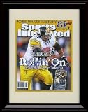 Jerome Bettis - Pittsburgh Football SI Autograph Promo Print - Framed 8x10