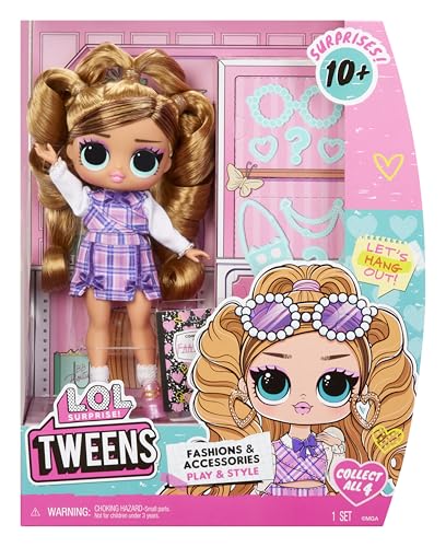 L.O.L. Surprise! Tweens Core Doll - Fancy Gurl, inclui 1 boneca da moda, vem com conjunto e acessórios, 4 para colecionar
