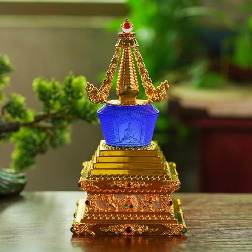 Stupa de buda de 11,5 cm, el regalo espiritual de armonía y Feng Shui 3