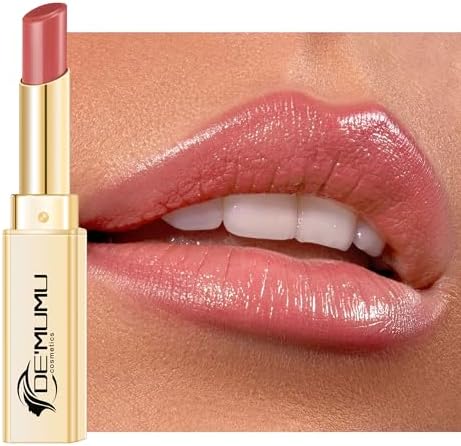 Amazon.com : DE'MUMU Nude Pink Lipstick for Women Hydrating Lipstick