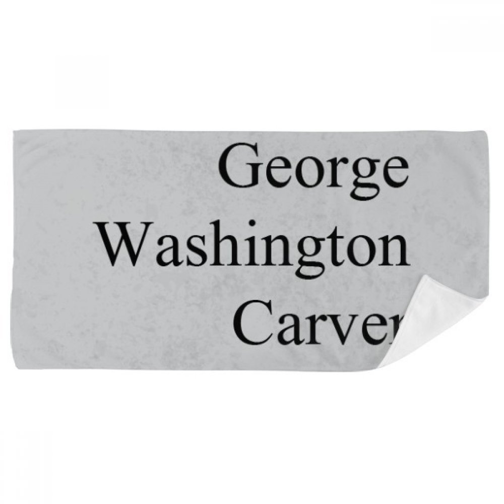Serviette de bain douce 35x70cm George Washington Carver idéale pour le sport