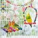 Swing Hanging Standing Chewing Toy Hammock Climbing Ladder, Cage Colorful Toys Suitable for Budgerigar, Parakeet, Conure, Cockatiel, Mynah, Love Birds, Finches