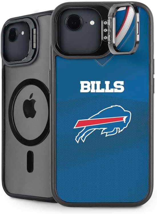 Skinit Kickstand Phone Case Compatible with iPhone 16e - Officially Licensed NFL Buffalo Bills Vintage Design