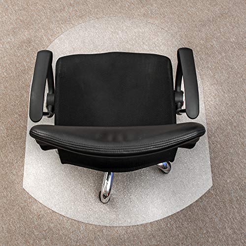 Ultimat Polycarbonate Contoured Chair Mat for Carpets up to 1/2\" - 39 x 49\" - Thumbnail 3