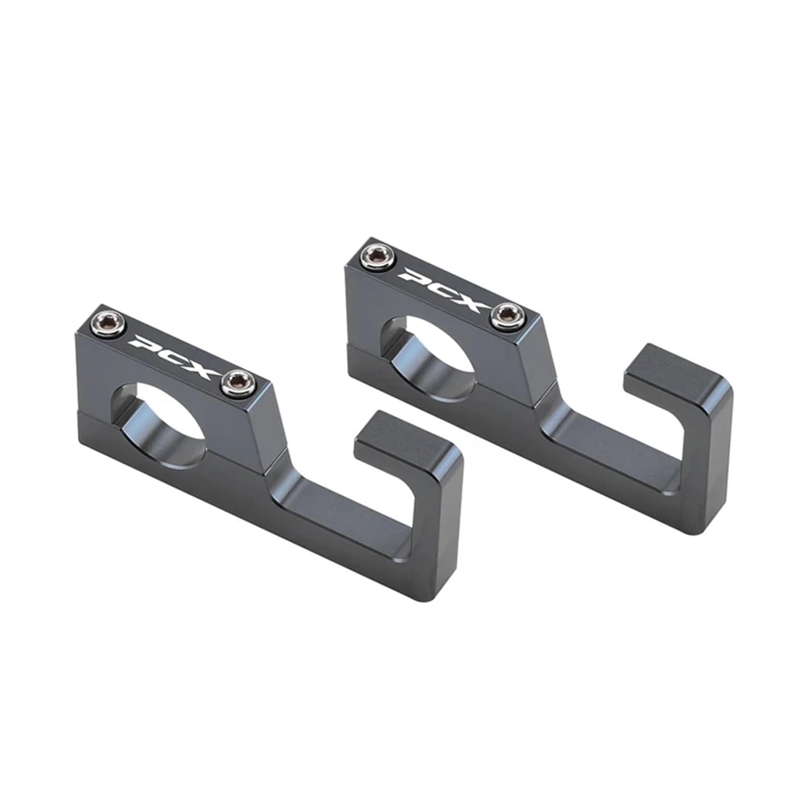 Lilanka Universal Fixed Aluminum Bike Handlebar Hook for Hon@&da PCX125 PCX150 PCX160 PCX 160 PCX 150 PCX125 Motorcycle 22mm Helmet Hook Luggage Bag Hook Holder Hanger Hooks