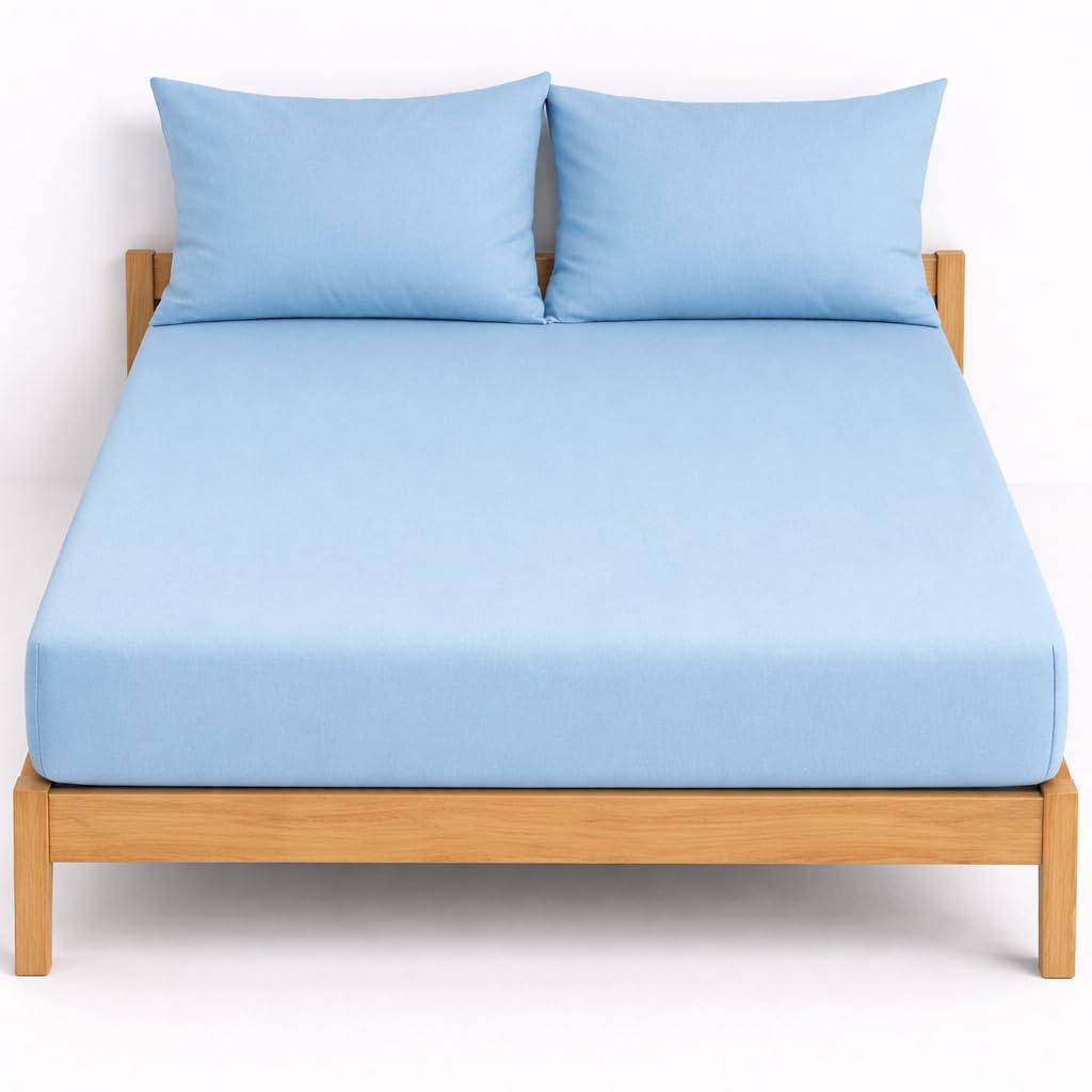 40cm Extra Deep Pocket Microfiber Luxury Fitted Sheet for Single, Small Double, Double, King & Super King Bed | Soft, Breathable, Easy Iron, Fade Resistant, Hotel Quality Bedsheets in 13 Colours
