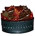 Dolls House Glowing Log Fire in Grate Light up Miniature Fireplace Accessory 12V