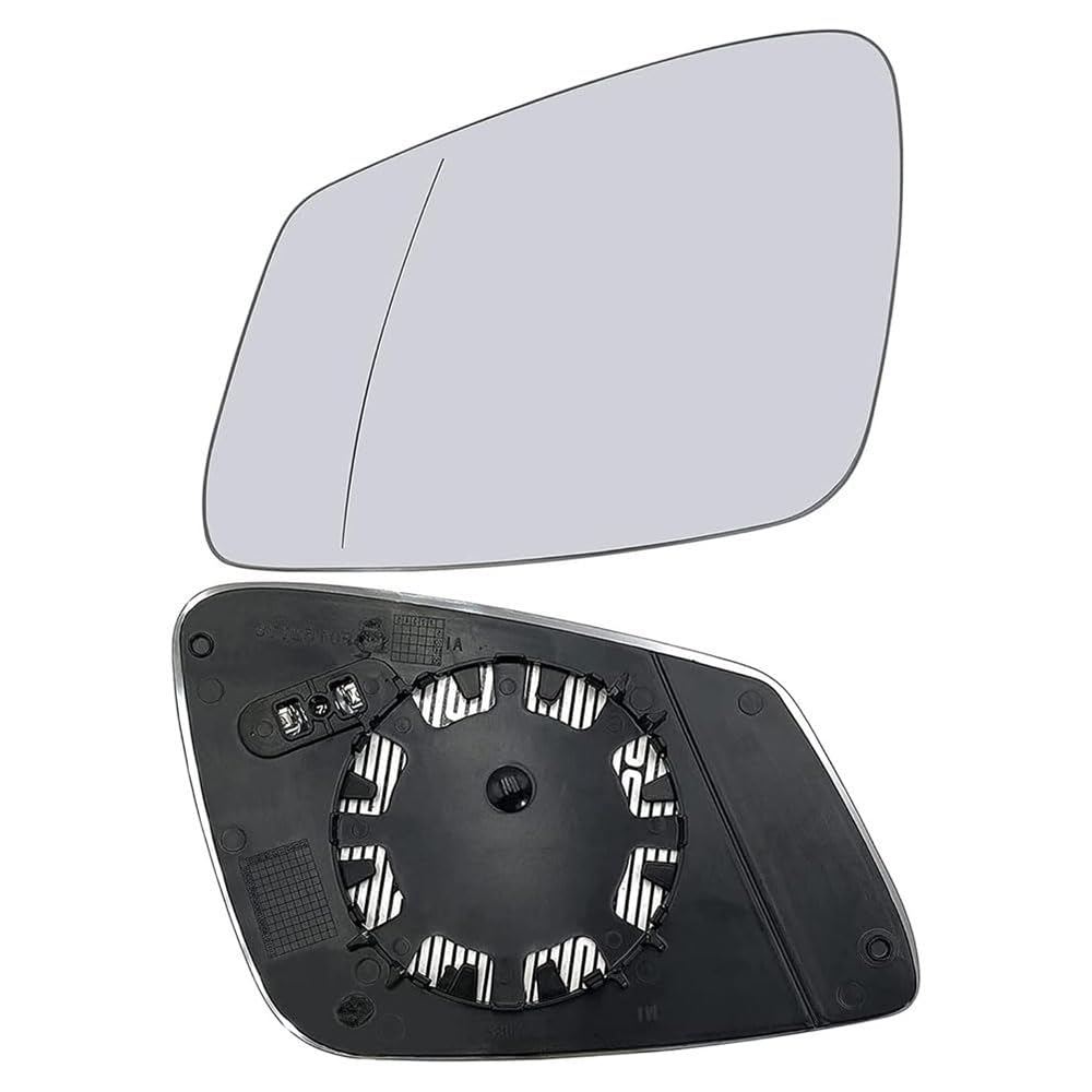 Voiture Miroir De Rétroviseur De Rechange Pour BMW 5 Series F02 F07 F10 F18 E60 Verre Remplacement Glace Chauffant Extérieur Réglable Adapté Miroir Recul Plaque,Left