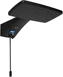 Hydra Chuveiro Eletrônico Preto Digital Polo Plus, 5500W 110V