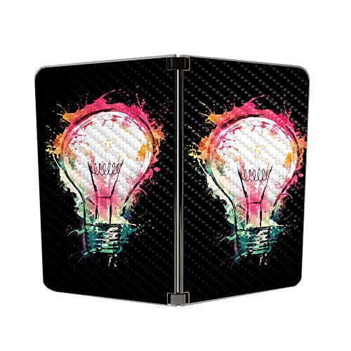 Image of MIGHTY SKINS MightySkins Carbon Fiber Skin for Microsoft Surface Duo - Idea Splash | Protective, Durable Textured Carbon Fiber Finish | Easy to Apply, Remove, and Change Styles | Made in The USA