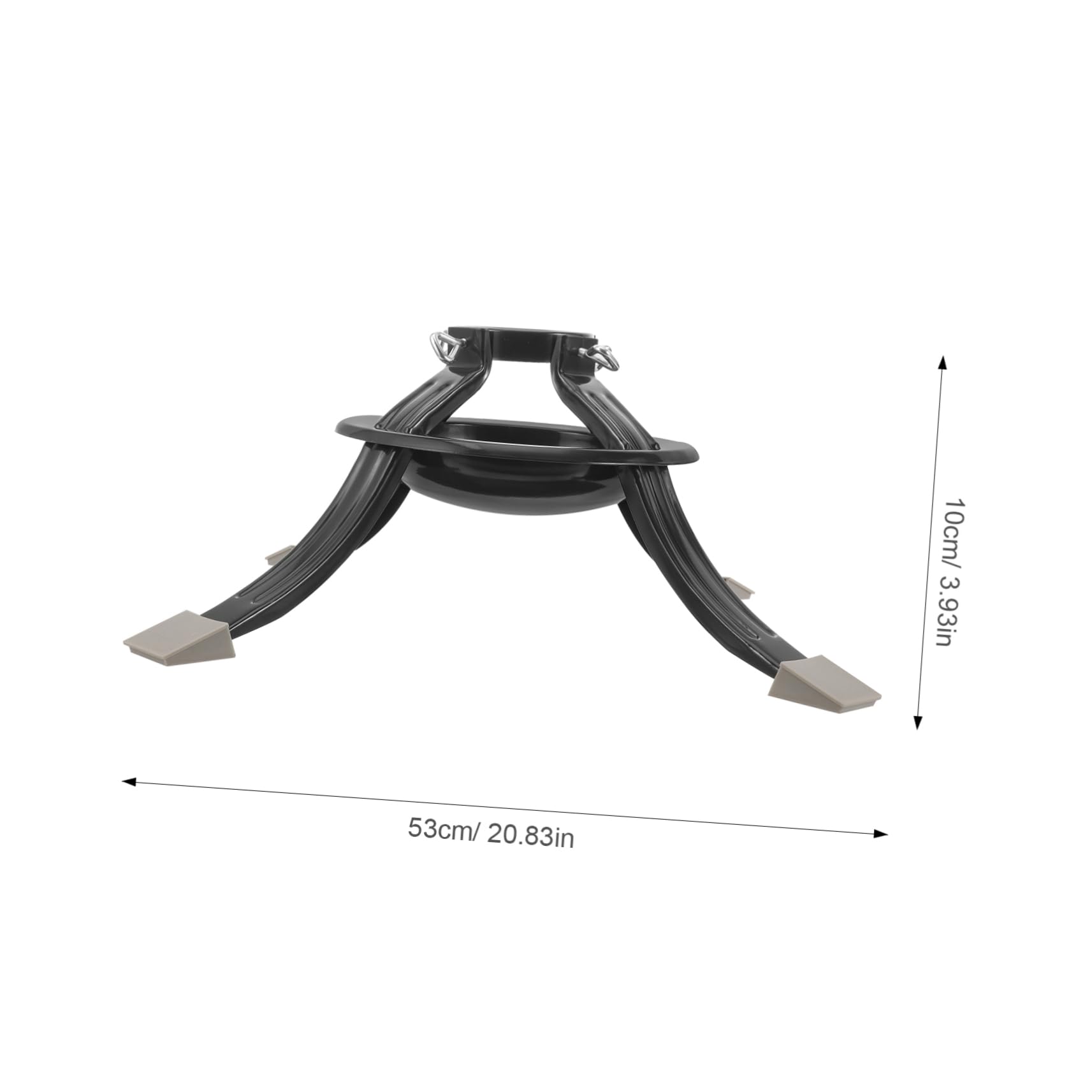 Garneck Christmas Tree Stand Metal Round Base Sturdy and Detachable Holder for Xmas Tree Safe and Smooth for Home Decor