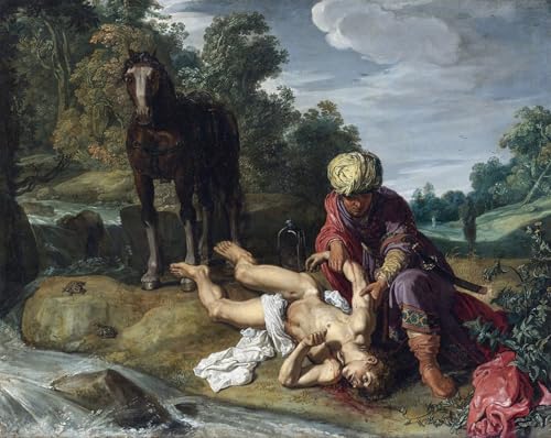 Peinture De Pieter Pietersz Lastman - Toile Haute Définition Le Bon Samaritain