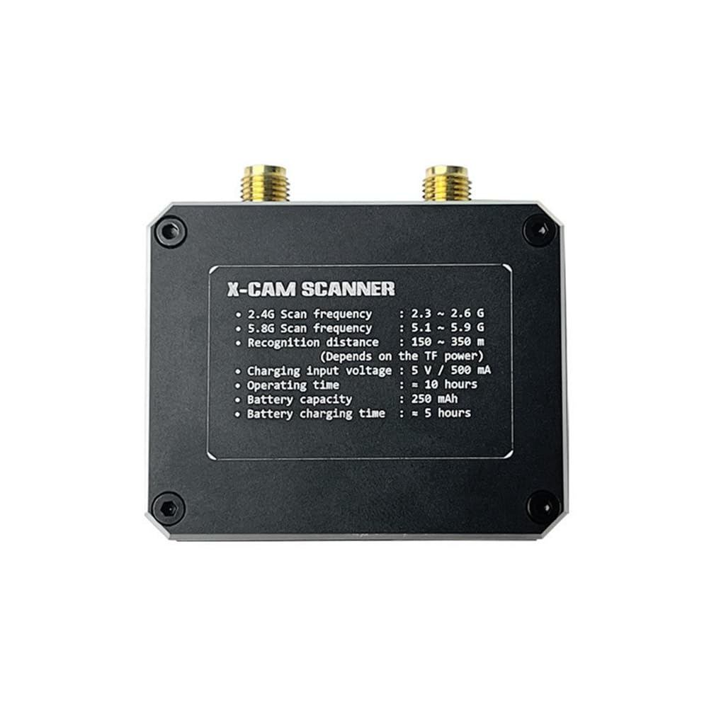Scanner de Signal de Drone 2.4G 5.8G Scanner de Signal Aérien de Drone FPV pour Drone FPV RC Quadcopter à Voilure Fixe