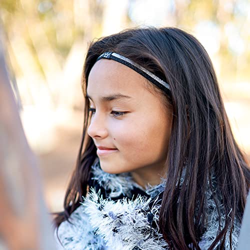 Frog Sac 5 Sports Headbands For Girls (Two Tone Glitter) #TOP5