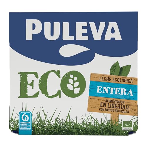 Miniatura 3 de Puleva Eco - Leche Ecológica Entera Bio - Bienestar Animal - Brik Uht Pack 6 X 1l