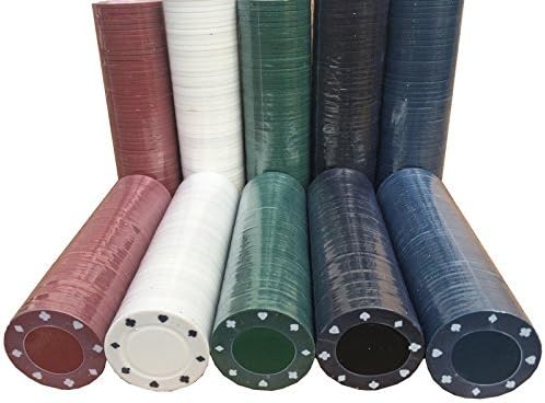 Generic 500 X Poker Roulette Casino Chips - Suited Designs In 5 Colours