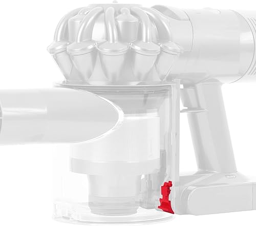 Botón de bloqueo de depósito de polvo compatible con Dyson V7 V8 SV10 SV11 Aspiradora Bloqueo de liberación de la taza de polvo, botón de