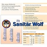 Arbonia Schnellmontagekonsole Bauhöhe 500-695 mm Set 1 paar Röhrenheizkörper