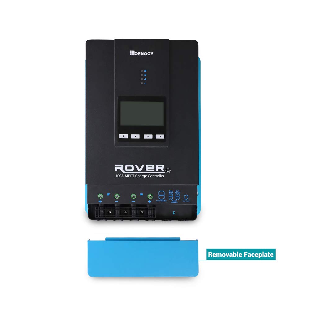 Renogy Rover MPPT Solarladeregler 100A 12/24/36/48V für Solarpanel