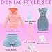 15 PCS Doll Clothes & Accessories Includes 5 Stylish Doll Outfit, Hooded Wear, Dress, Jacket, Casual Clothing with 5 Pairs of Shoes 5 Accessories for 11.5 Inch Girl Dolls Fashion Set
